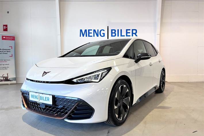 Hvid Cupra Born fra 2022 set udefra