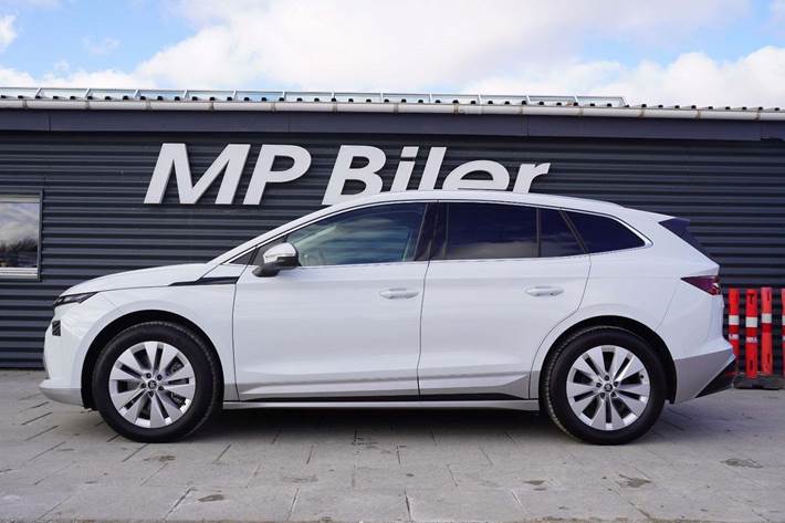 Hvid Skoda Enyaq fra 2026