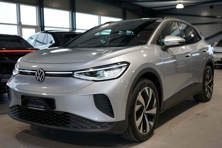 Sølv VW ID.4 fra 2025 set udefra