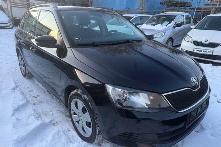 Sort Skoda Fabia fra 2018