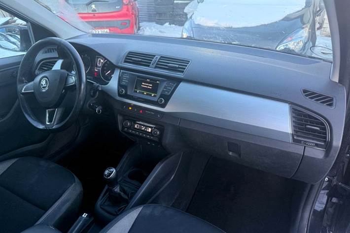 Sort Skoda Fabia fra 2018