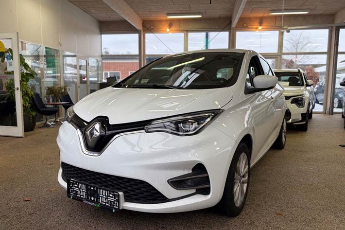 Hvid Renault Zoe fra 2019