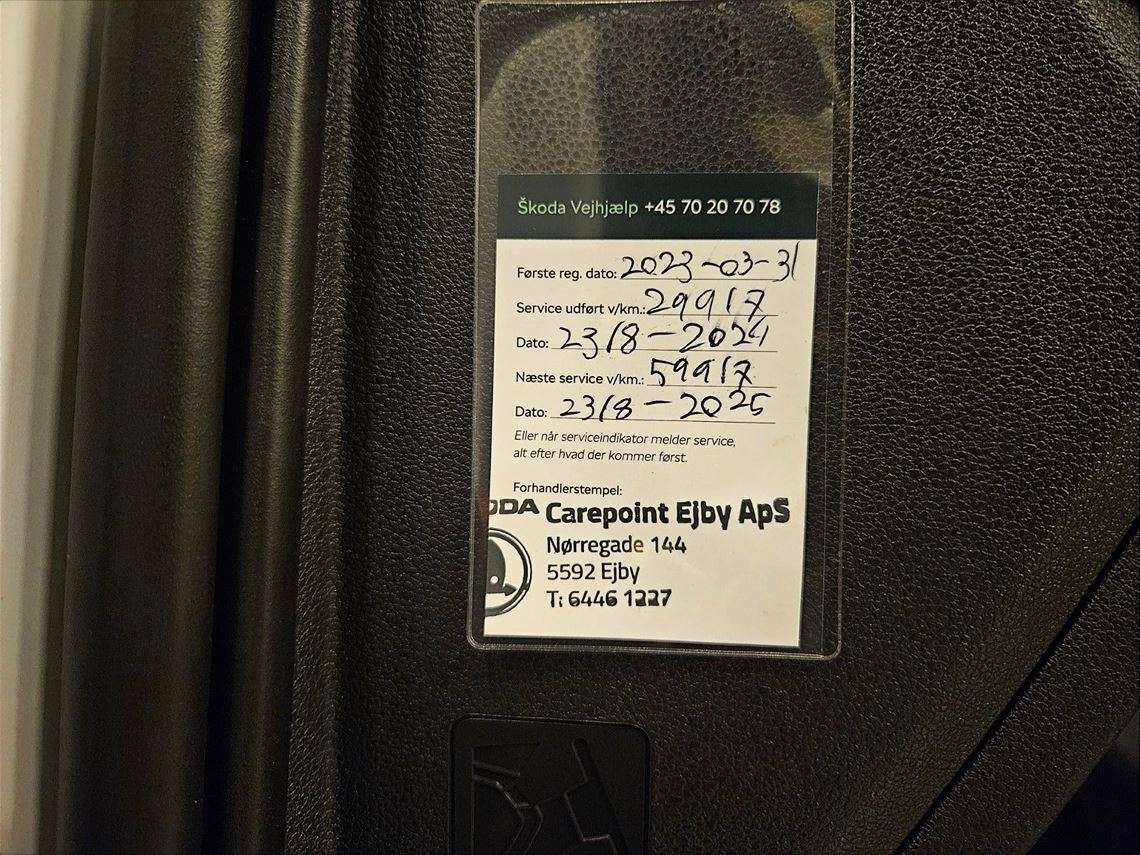 Hvid Skoda Scala fra 2023