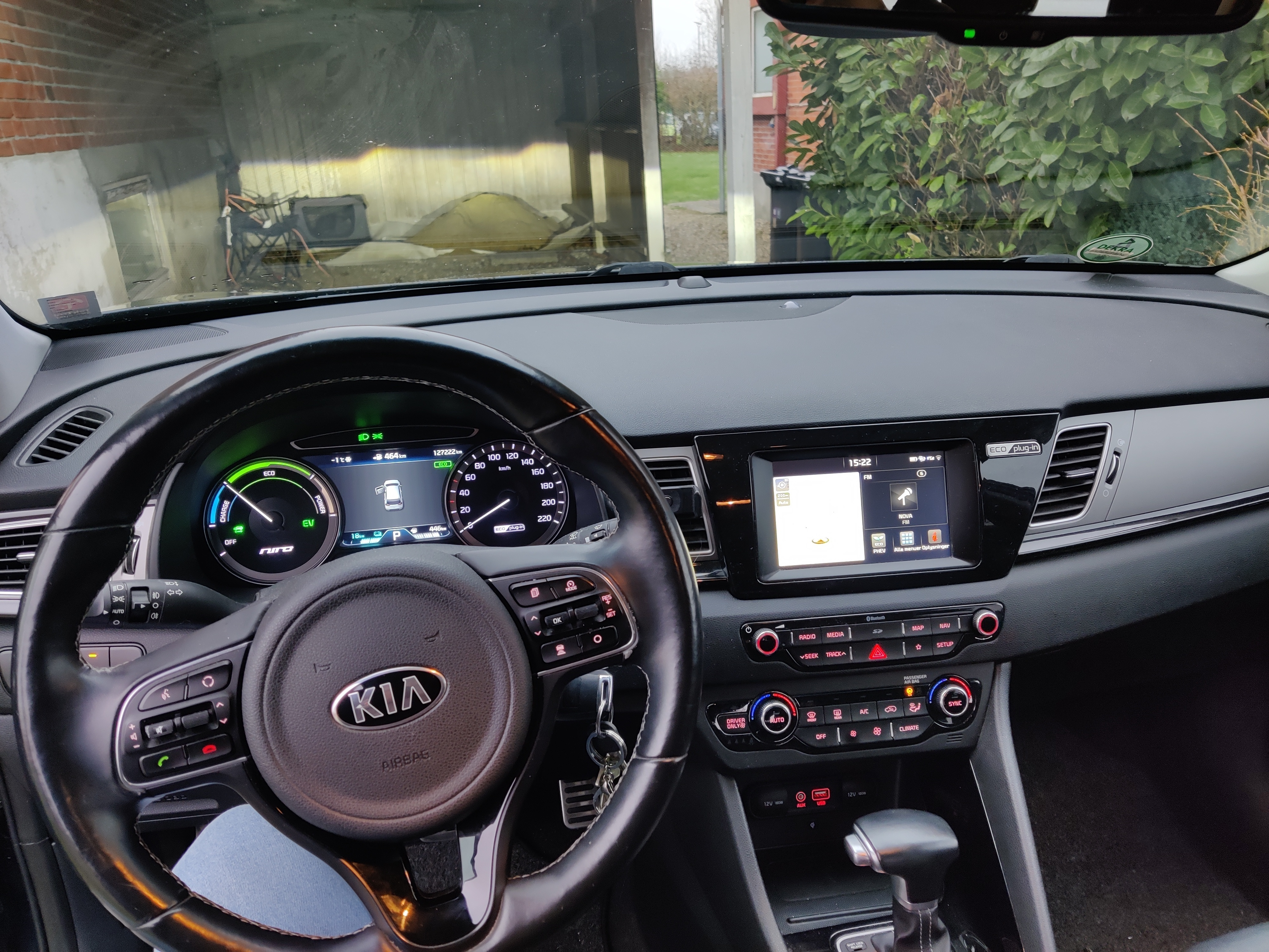 Blå Kia Niro fra 2019