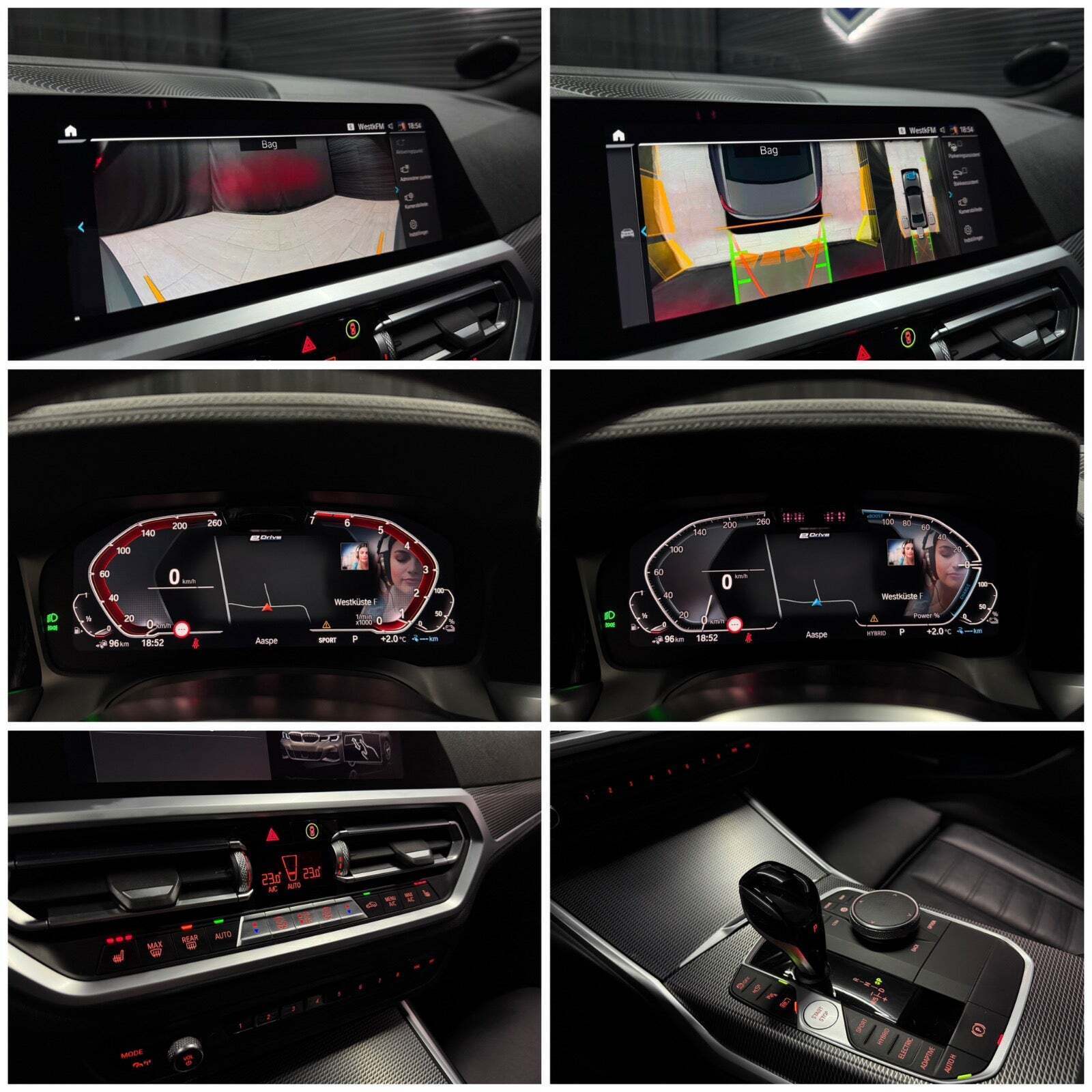 Grå BMW 330e fra 2020