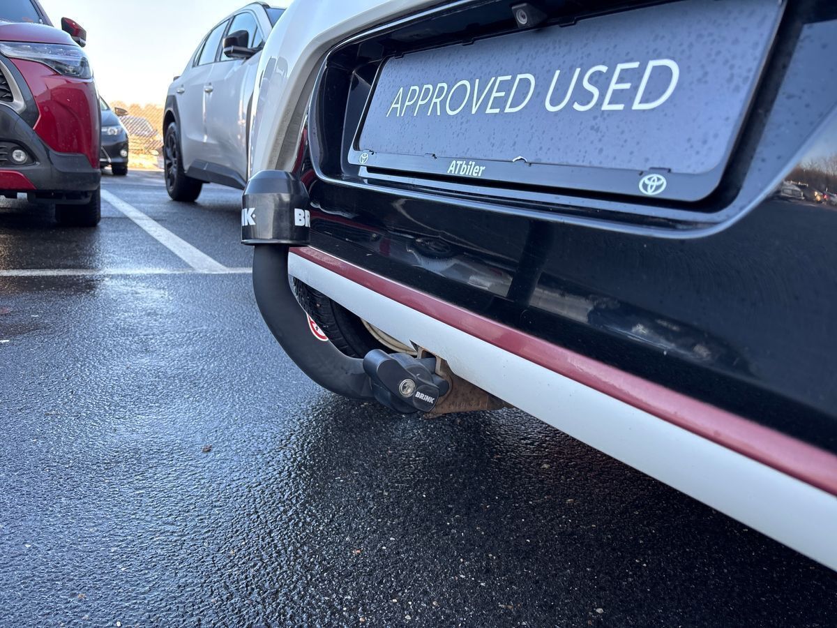 Hvid Toyota Aygo fra 2017