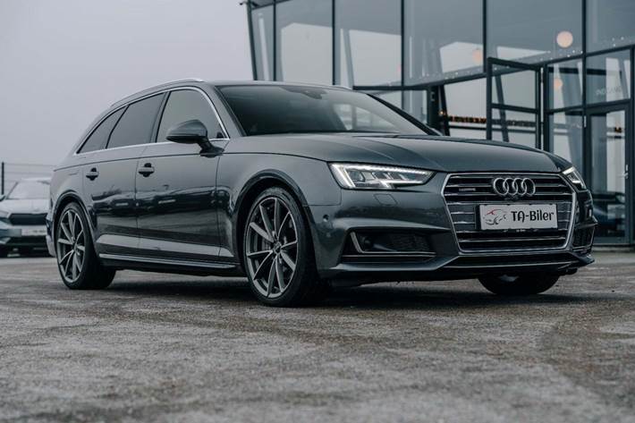Grå Audi A4 fra 2016
