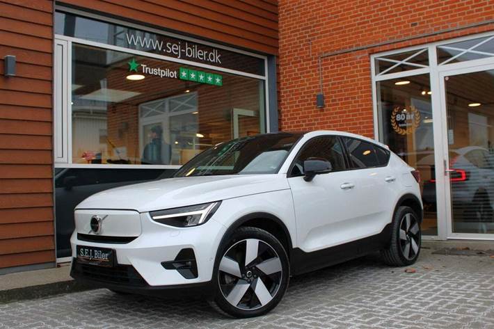 Hvid Volvo C40 fra 2023