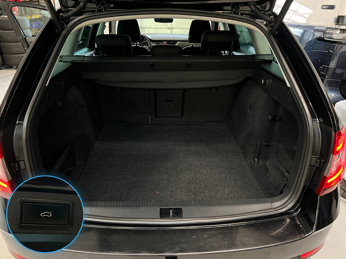 Sort Skoda Octavia fra 2018