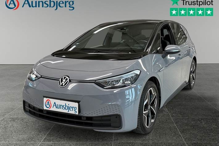Grå VW ID.3 fra 2022 set udefra