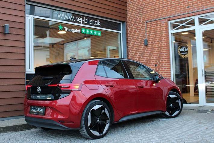 Rød VW ID.3 fra 2023