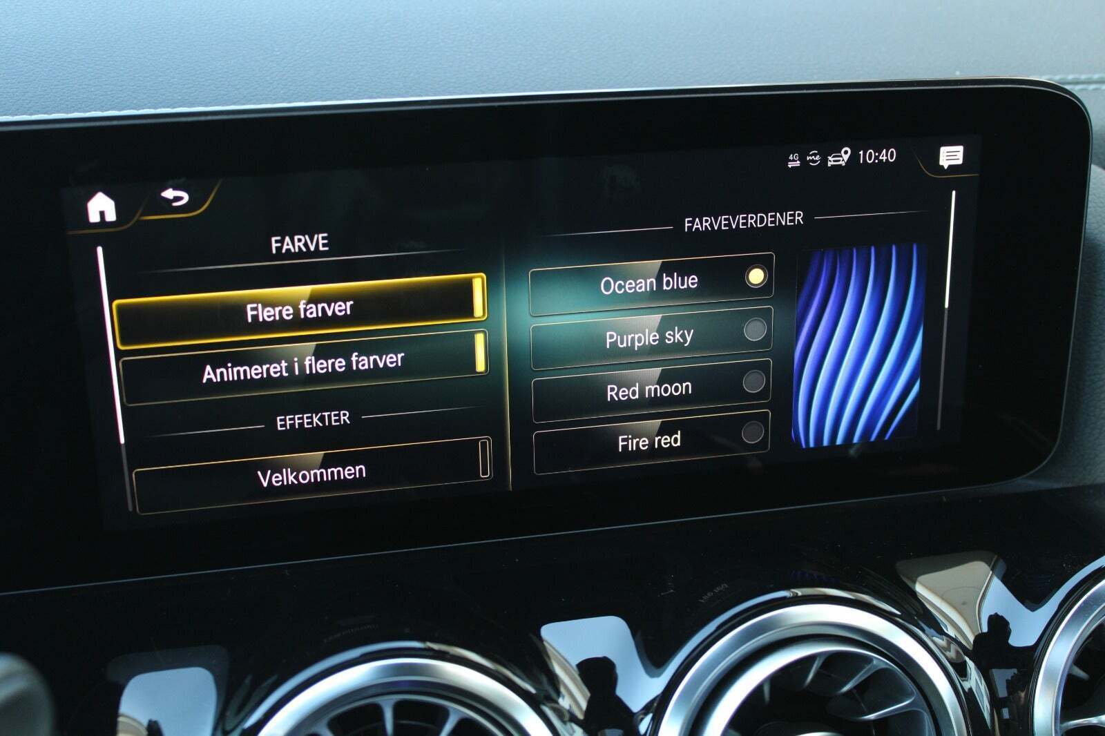 Sort Mercedes EQA250 fra 2021