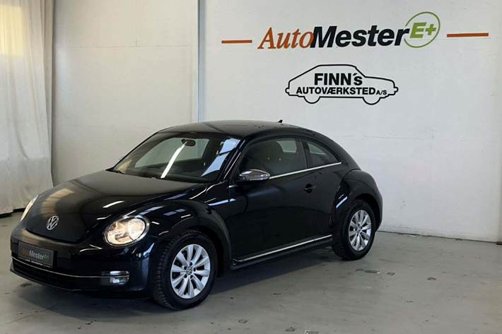 Sort VW The Beetle fra 2015 set udefra