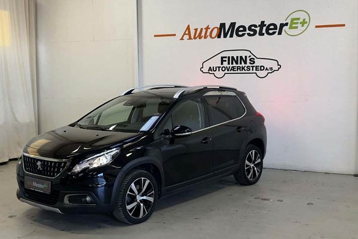 Sort Peugeot 2008 fra 2017 set udefra