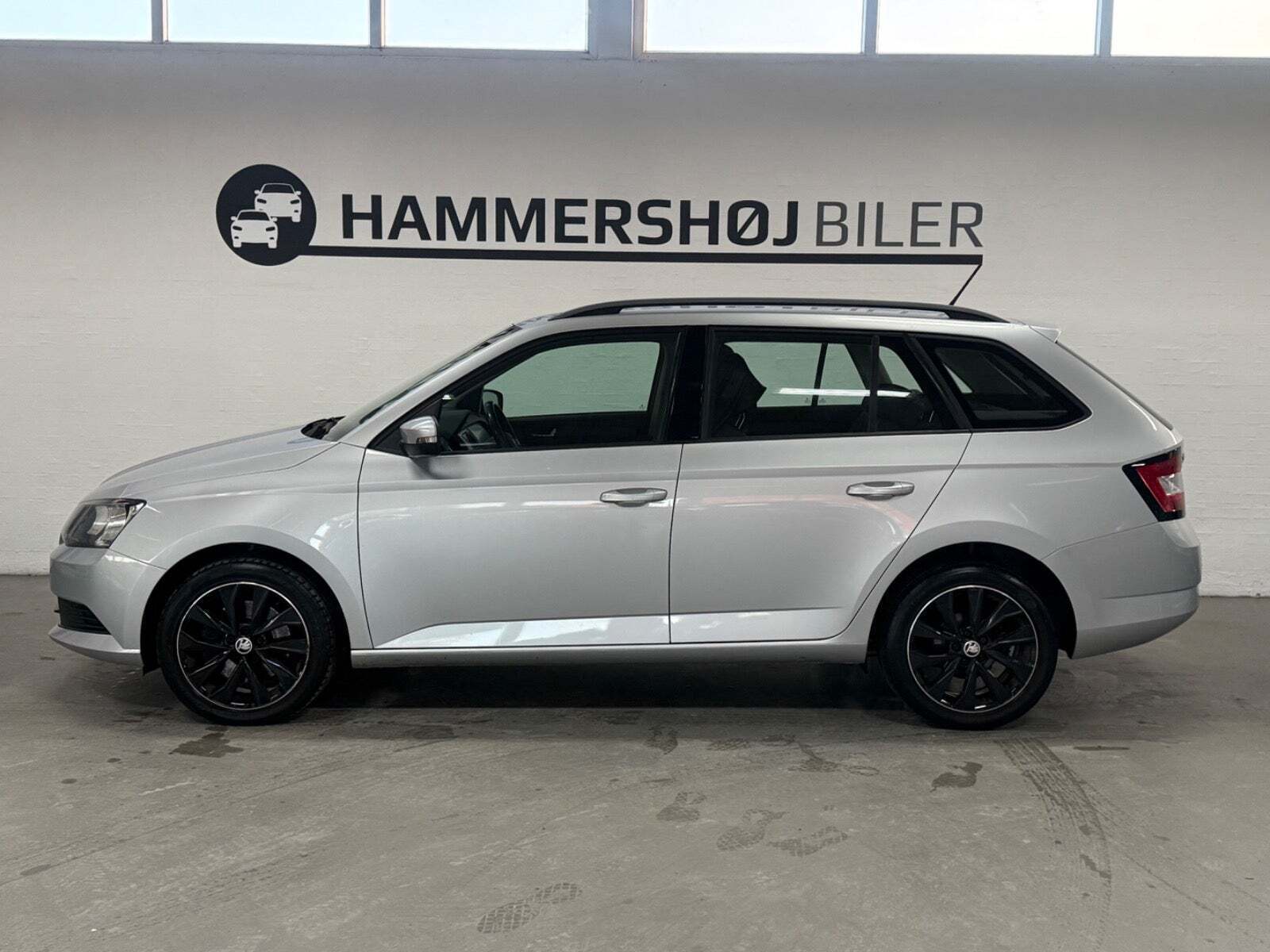 Hvid Skoda Fabia fra 2017