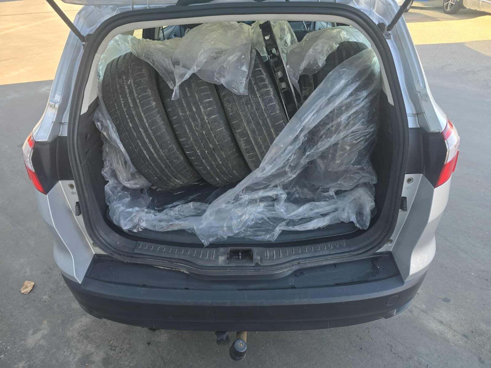 Sølv Ford Focus fra 2012