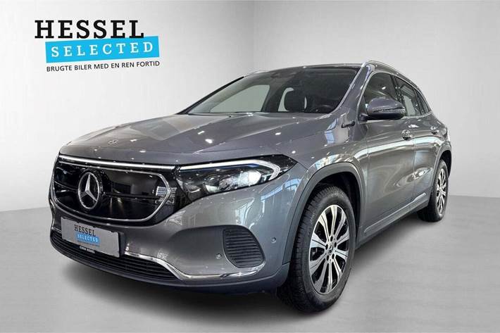 Grå Mercedes EQA250 fra 2021 set udefra