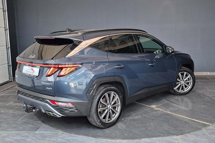 Blå Hyundai Tucson fra 2022