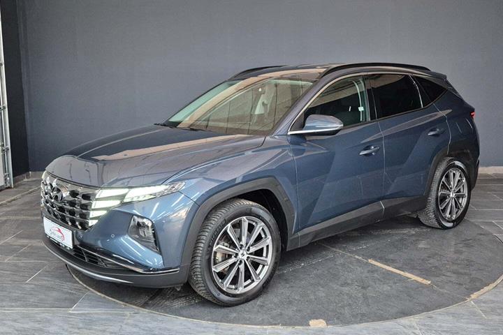 Blå Hyundai Tucson fra 2022