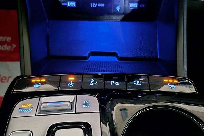 Blå Hyundai Tucson fra 2022