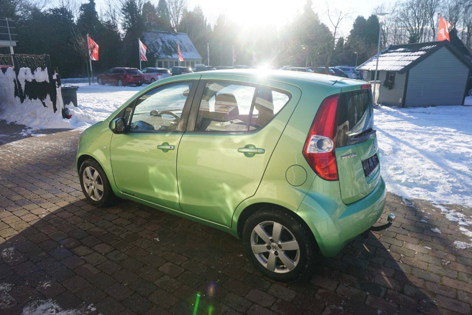 Grøn Suzuki Splash fra 2009