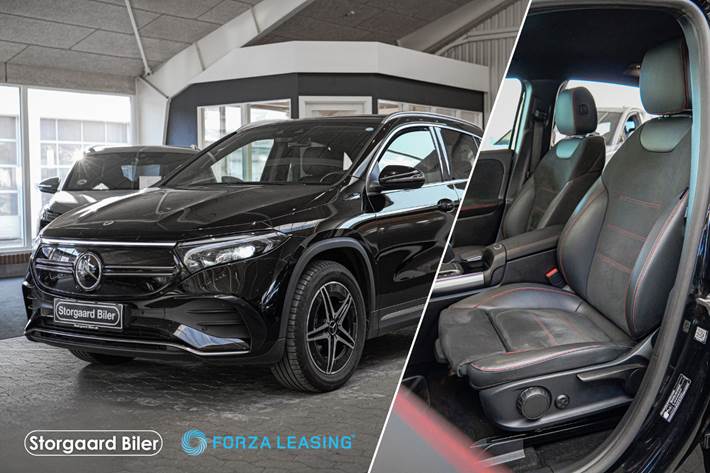 Sort Mercedes EQA250 fra 2022