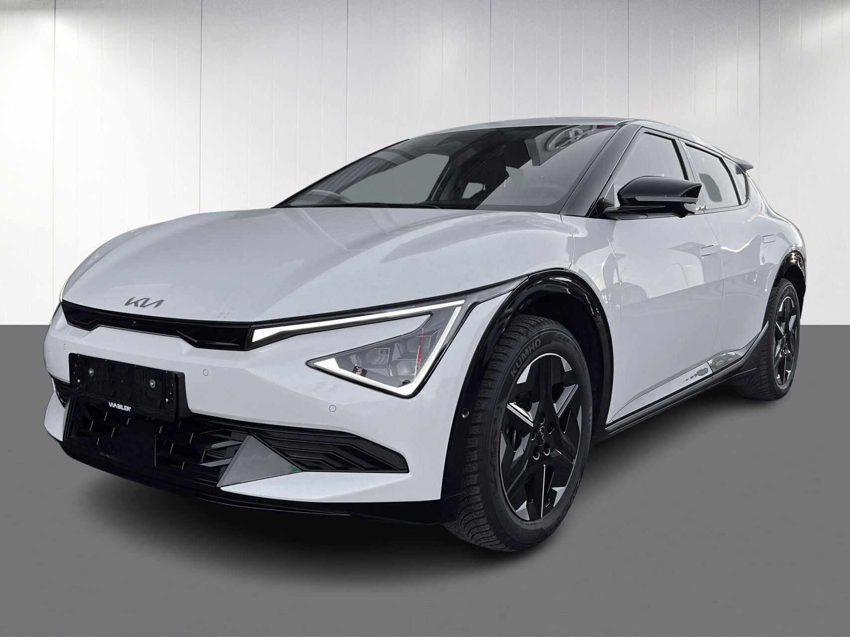 Hvid Kia EV6 fra 2025