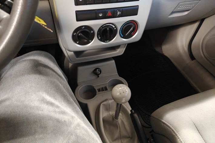 Gul Chrysler PT Cruiser fra 2007