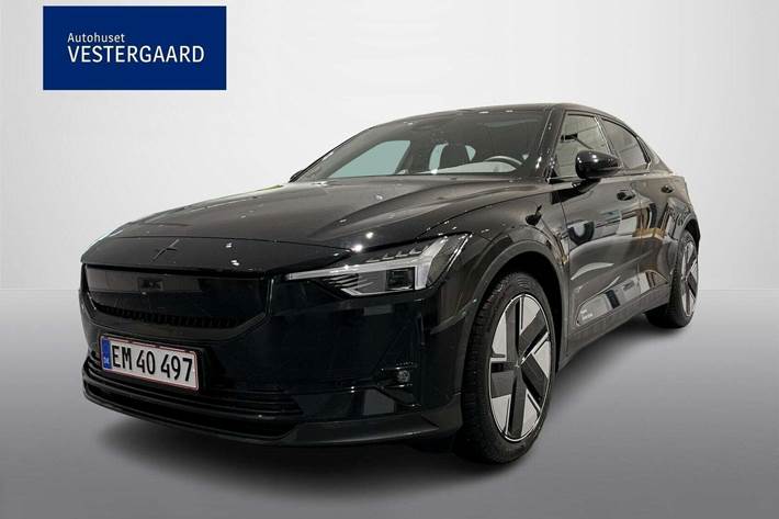 Sort Polestar 2 fra 2026 set udefra