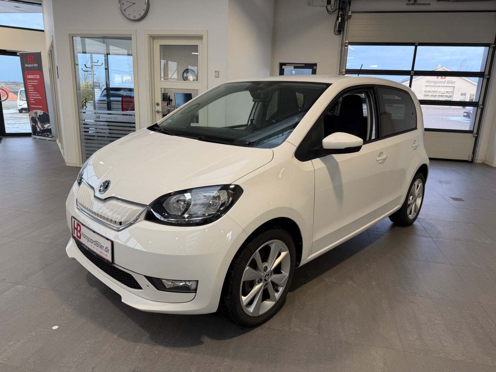Hvid Skoda Citigo-e fra 2021