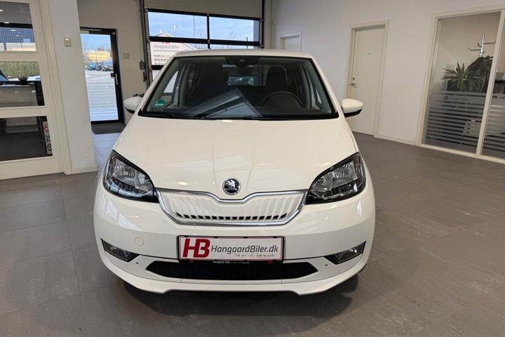 Hvid Skoda Citigo-e fra 2021