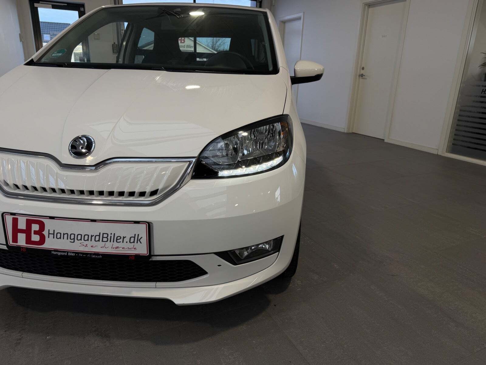 Hvid Skoda Citigo-e fra 2021