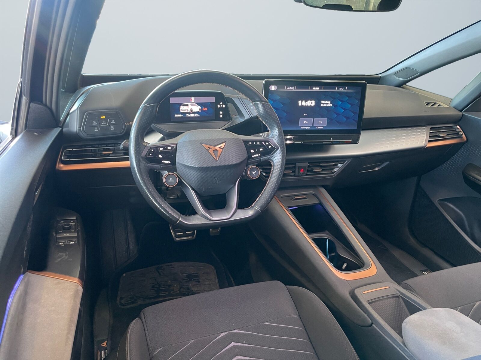 Blå Cupra Born fra 2023