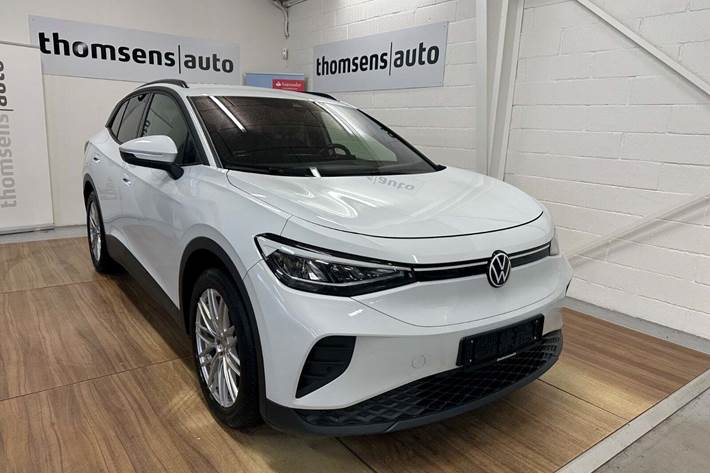 Hvid VW ID.4 fra 2022 set udefra