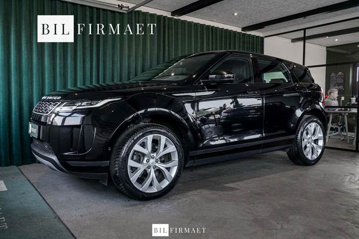 Sort Land Rover Range Rover evoque fra 2020 set udefra