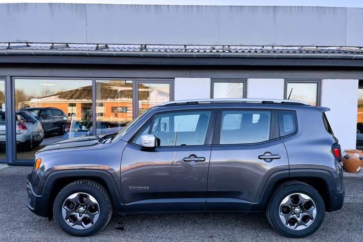 Grå Jeep Renegade fra 2017