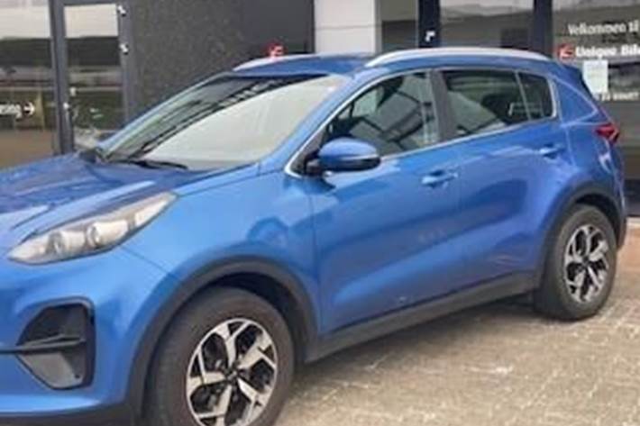 Blå Kia Sportage fra 2019