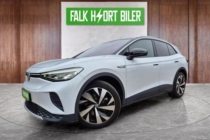 Hvid VW ID.4 fra 2021 set udefra
