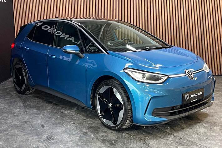 Blå VW ID.3 fra 2025
