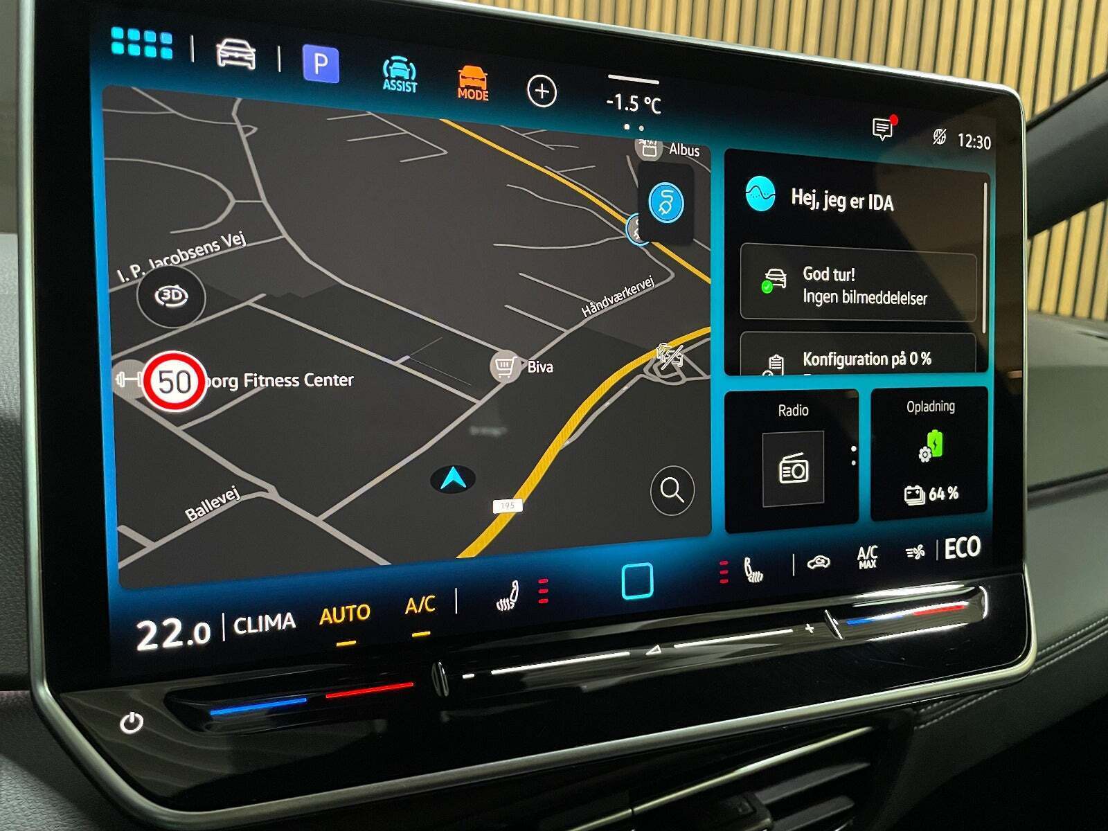 Blå VW ID.3 fra 2025