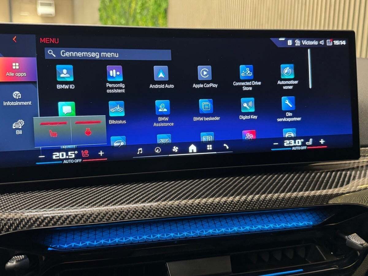 Grå BMW i4 fra 2025