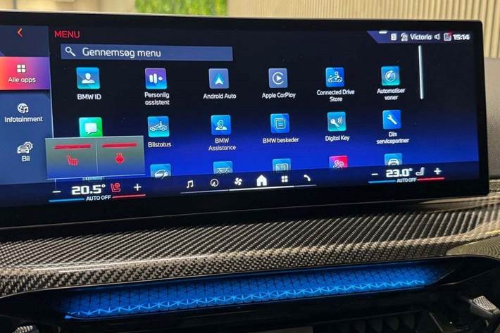 Grå BMW i4 fra 2025