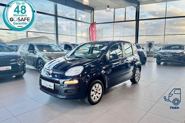 Blå Fiat Panda fra 2016