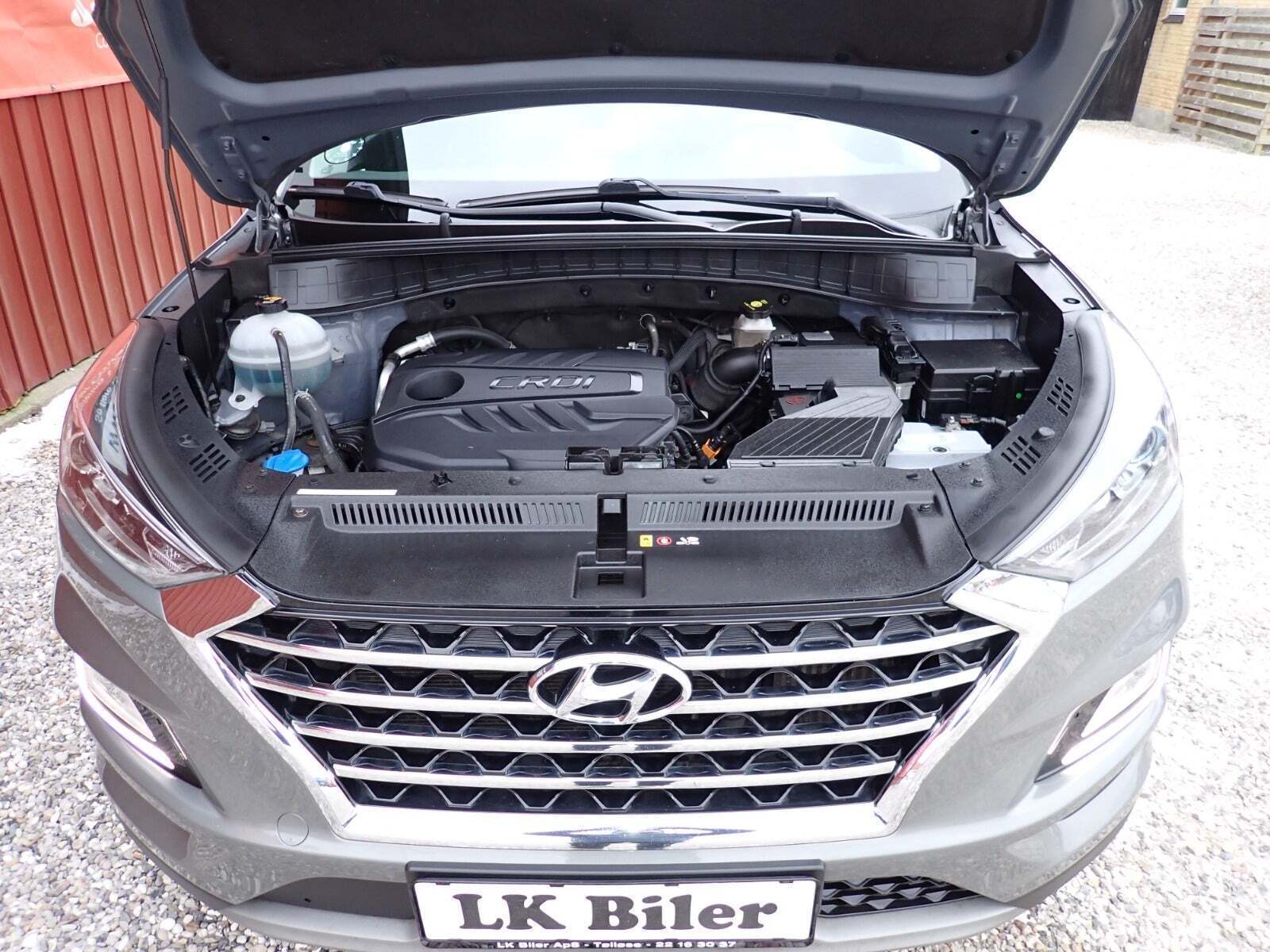 Grå Hyundai Tucson fra 2018