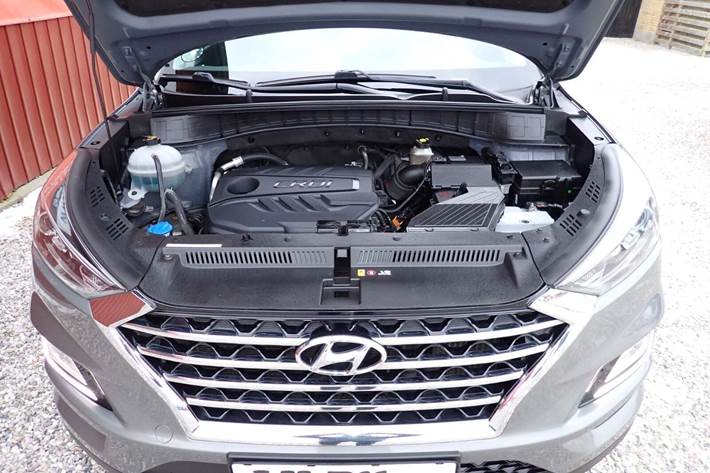 Grå Hyundai Tucson fra 2018