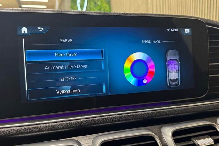 Sort Mercedes GLE350 de fra 2021