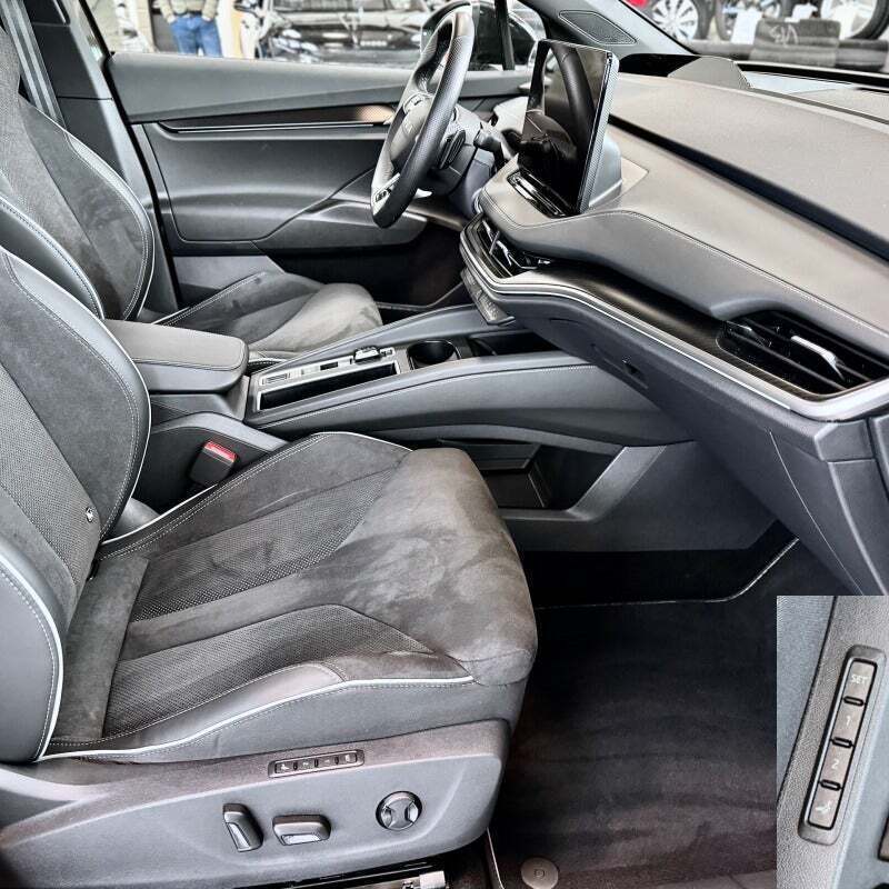 Grå Skoda Enyaq fra 2026