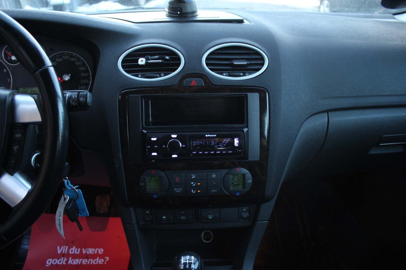Grøn Ford Focus fra 2005