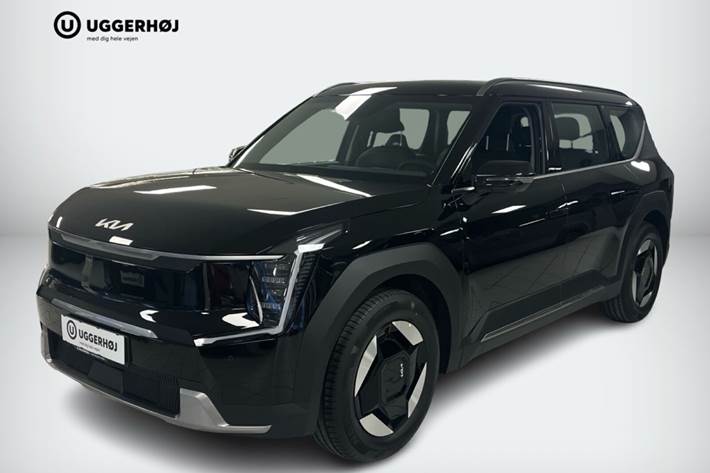 Sort Kia EV9 fra 2025 set udefra