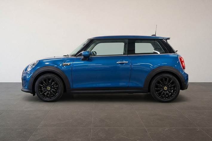 Blå Mini Cooper fra 2023